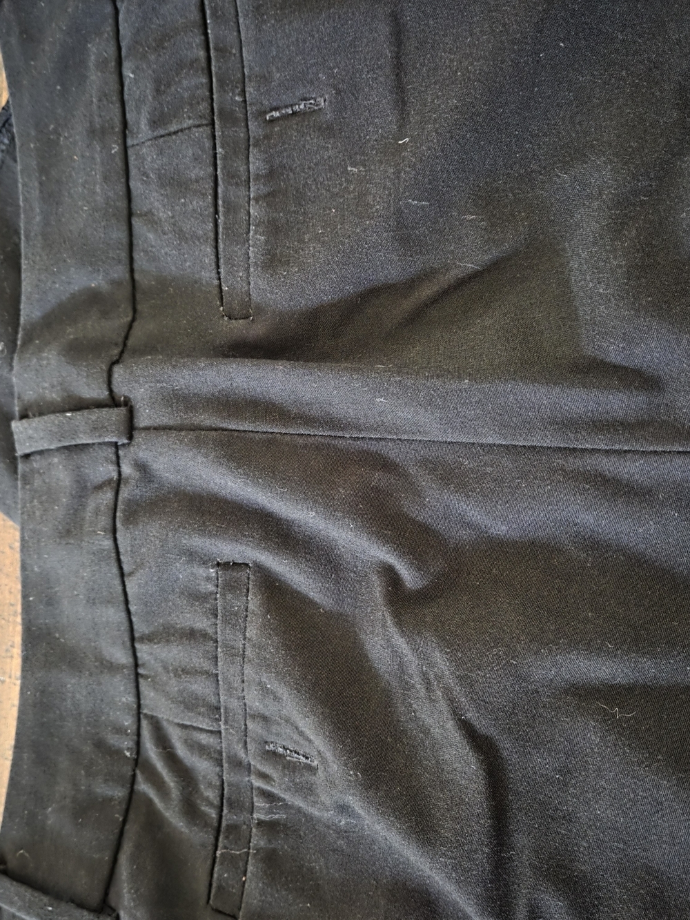 INC International Concepts Black Dress Pants with Pink Waist Trim - Picture 4 of 4